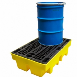 spill pallets, drum pallets, chemical leaking pallets, spill tray