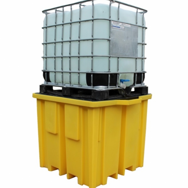 IBC Spill Pallet (With 4 Way For 1 x 1000ltr IBC) Recycled