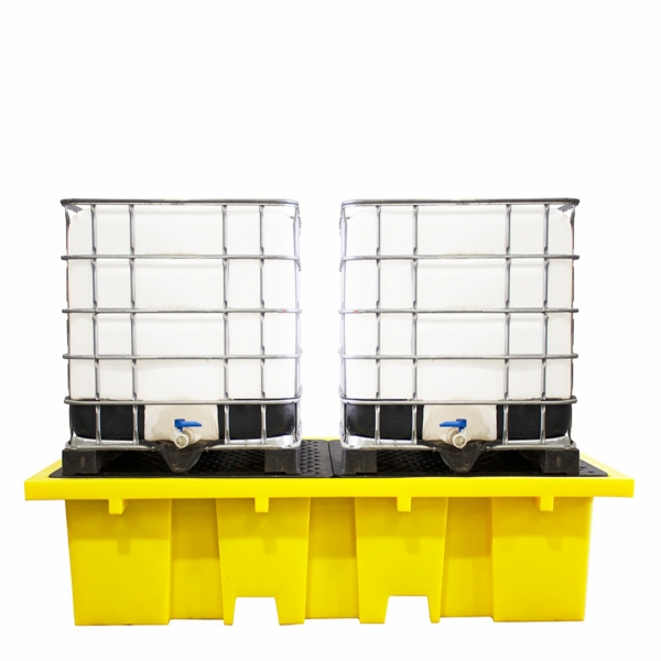 IBC Spill Pallet (For 2 x 1000ltr IBC ) 4 WAY 