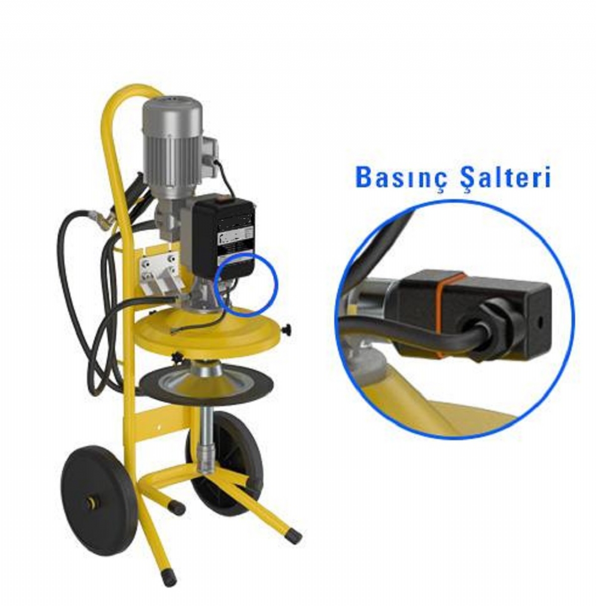 Electrically Operated Grease Pump 380 V AC