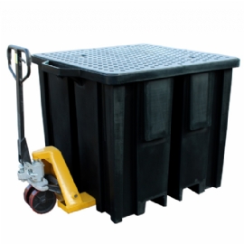 IBC Spill Pallet (With 4 Way For 1 x 1000ltr IBC) Recycled