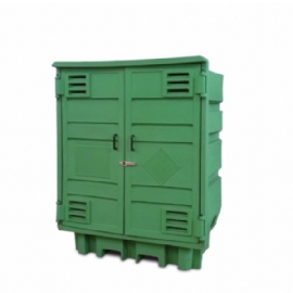 Storage External Bunded Cabinet For 2 Drums