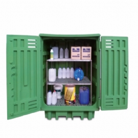 Storage External Bunded Cabinet For 2 Drums