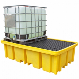 IBC Spill Pallet (For 2 x 1000ltr IBC ) 4 WAY 