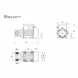FMT Electrical Diesel Transfer Pump 230 V 60 Lt/min