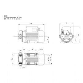 Elektrikli Paletli Yağ Aktarma Pompası 220 Volt