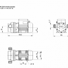 Pressol Urea Electric Diaphragm Pump 220 V.