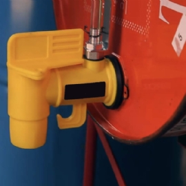 Barrel tap valve PE - 2