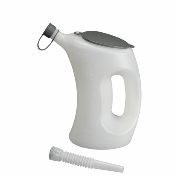 Discharge spout for metal jerry cans