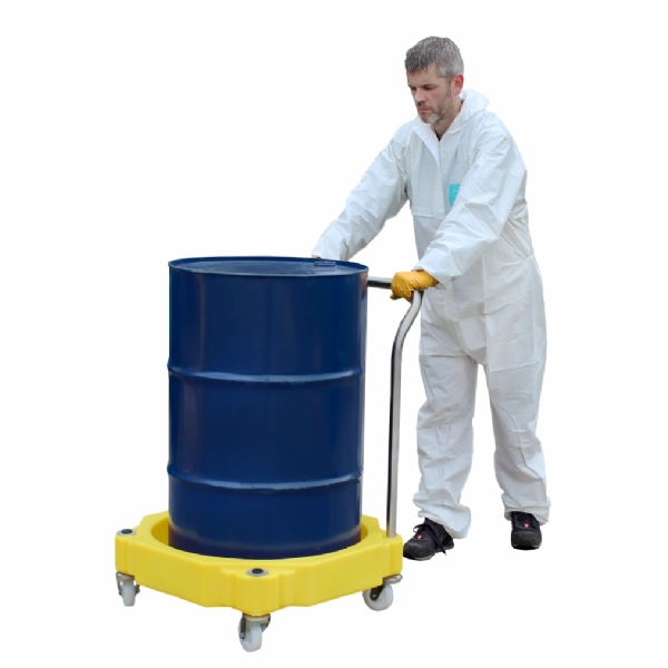 Poly Drum Dolly With Handle 