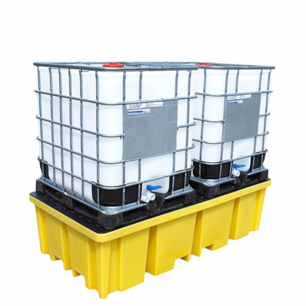 IBC Spill Pallet (With 4 Way For 1 x 1000ltr IBC) Recycled