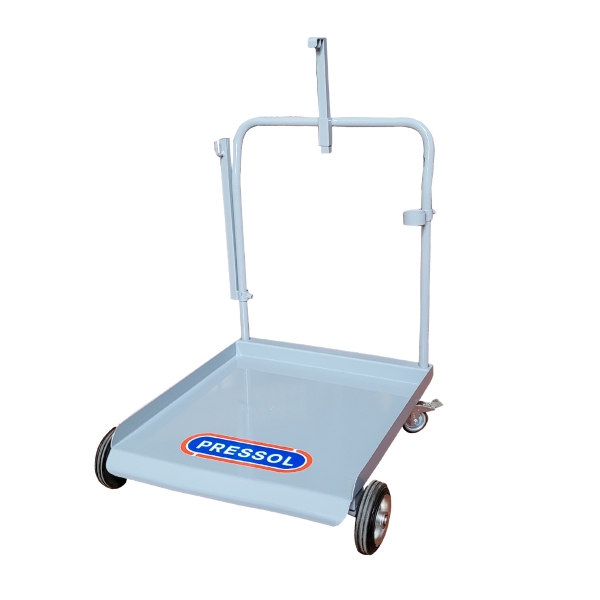Barrel Trolley On Wheels For Grease 