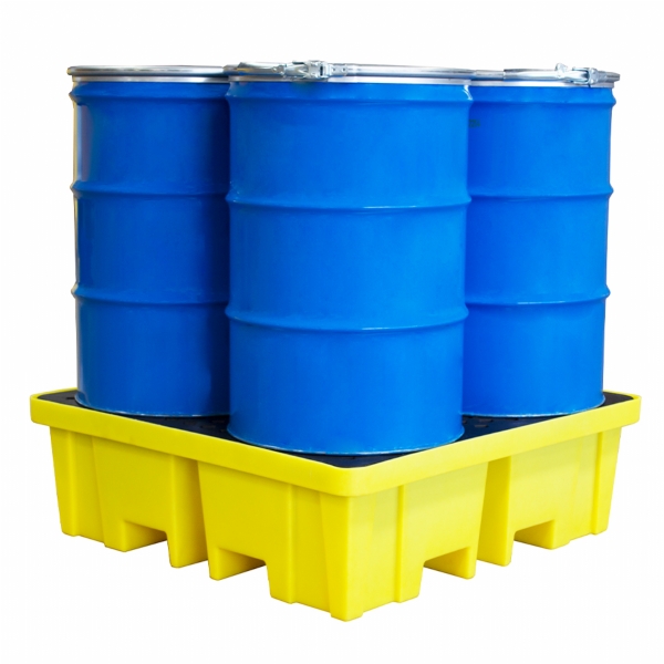 Spill Pallet 4 Drums 4 WAY